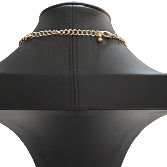 18" Vintage Yellow Faceted Bib Fashion Necklace Lot 6 - Picture 2 of 3